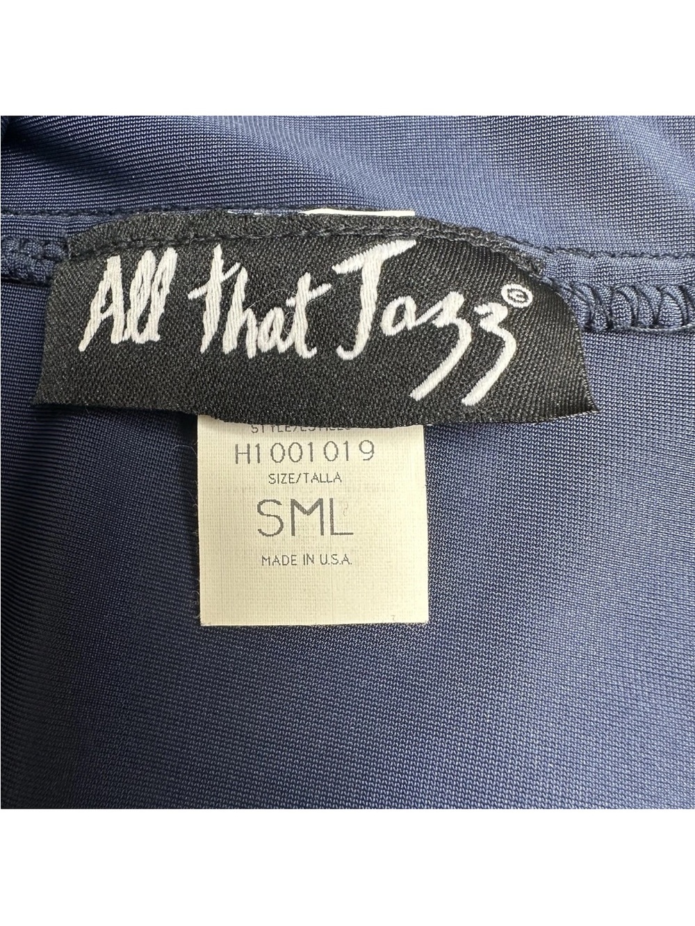 Vintage Y2K All That Jazz Size XS/S Velvet Formal Dress Navy Blue Beaded Accent - Picture 7 of 14
